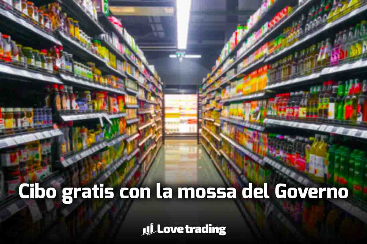 Cibo gratis con la carta risparmio spesa