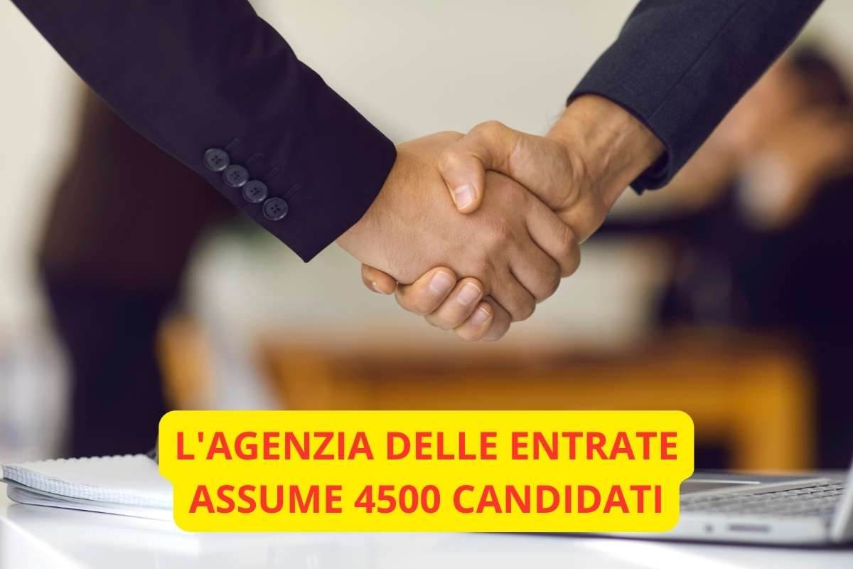 agenzia delle entrate assume