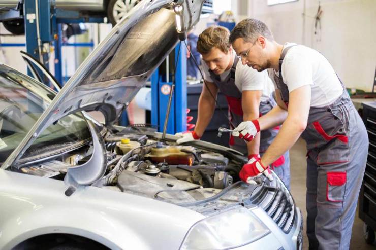 Auto in officina errori