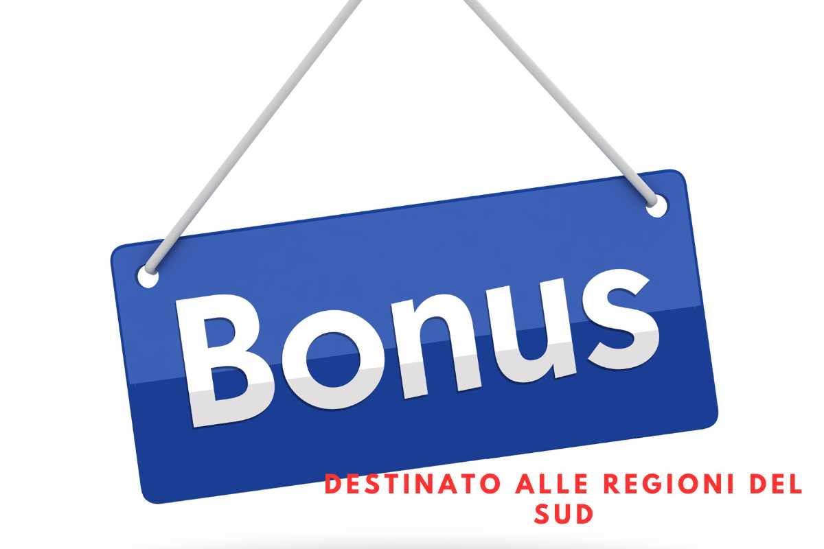 bonus a tutte le regioni del sud