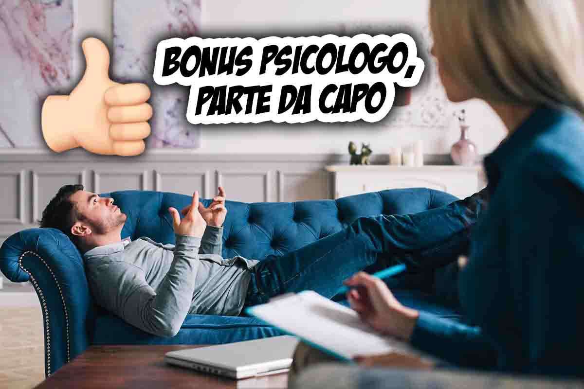 Bonus psicologo, perché ricomincia da capo 