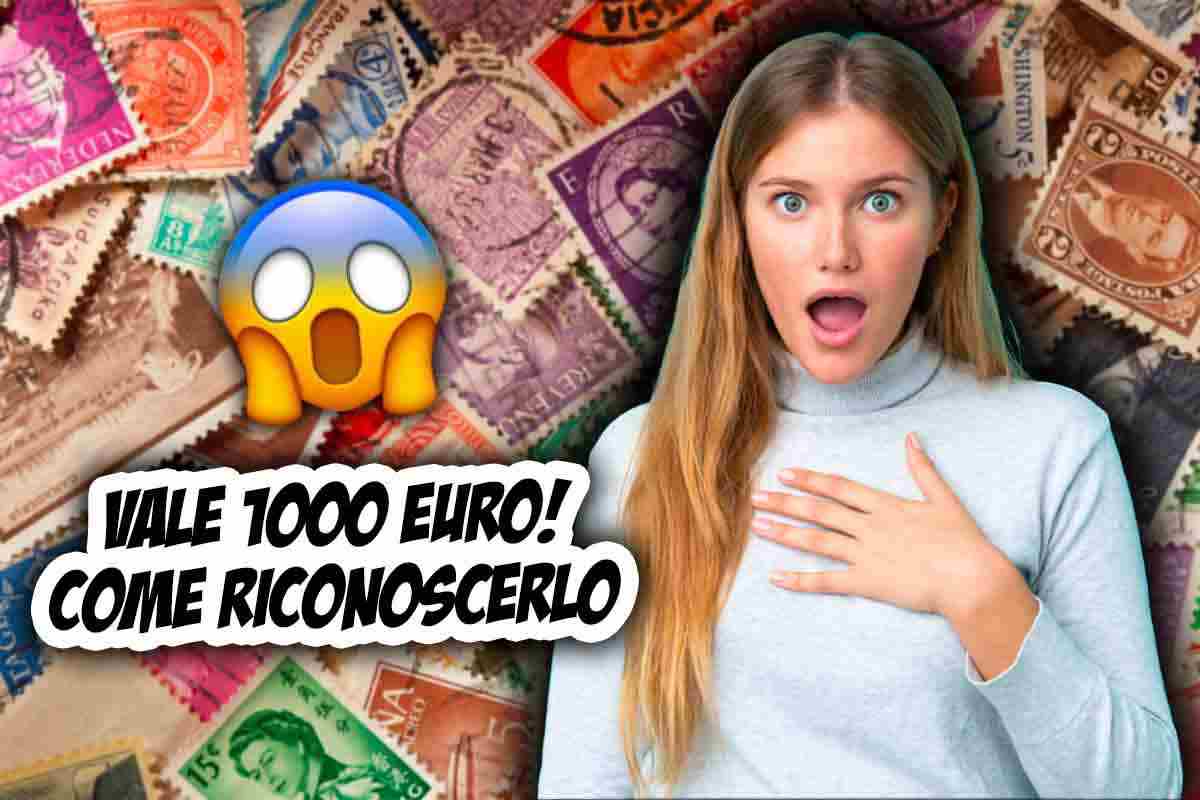 francobollo da quasi mille euro 