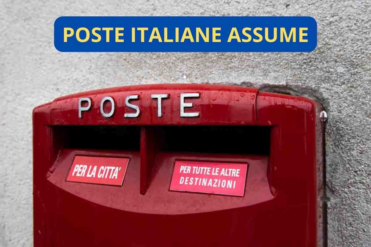 poste italiane assume