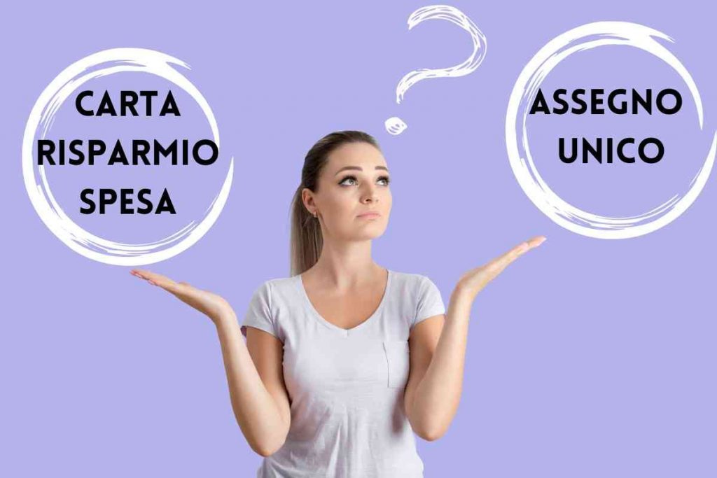 carta risparmio spesa assegno unico