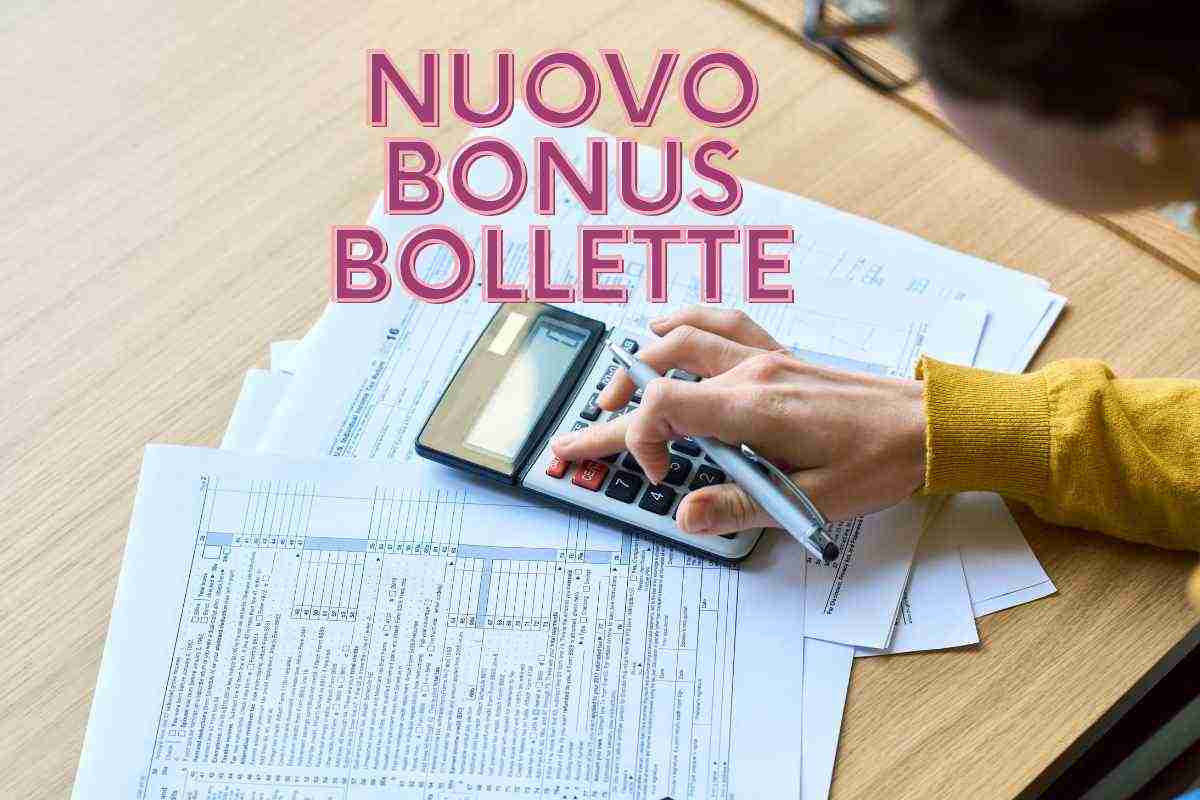 nuovo bonus bollette