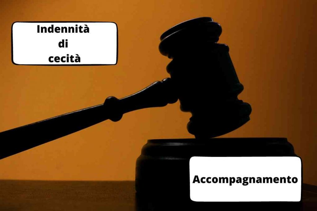 accompagnamento indennità cecità parziale