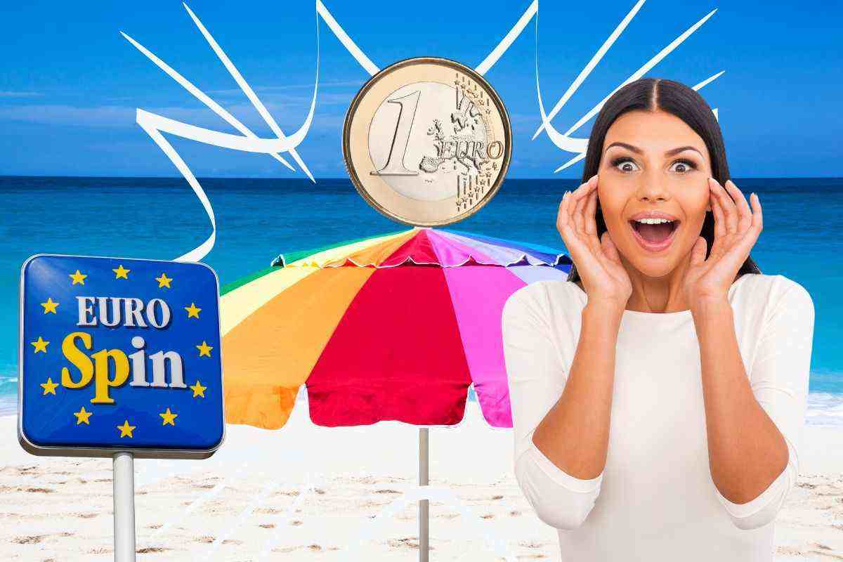 Corri da Eurospin: paghi l'ombrellone solo 1 euro e scegli tu il colore