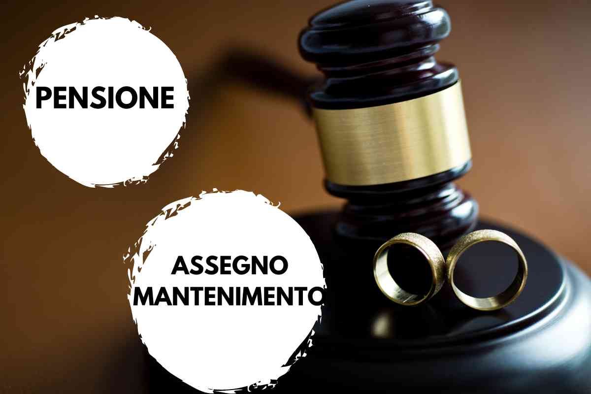 pensione assegno mantenimento