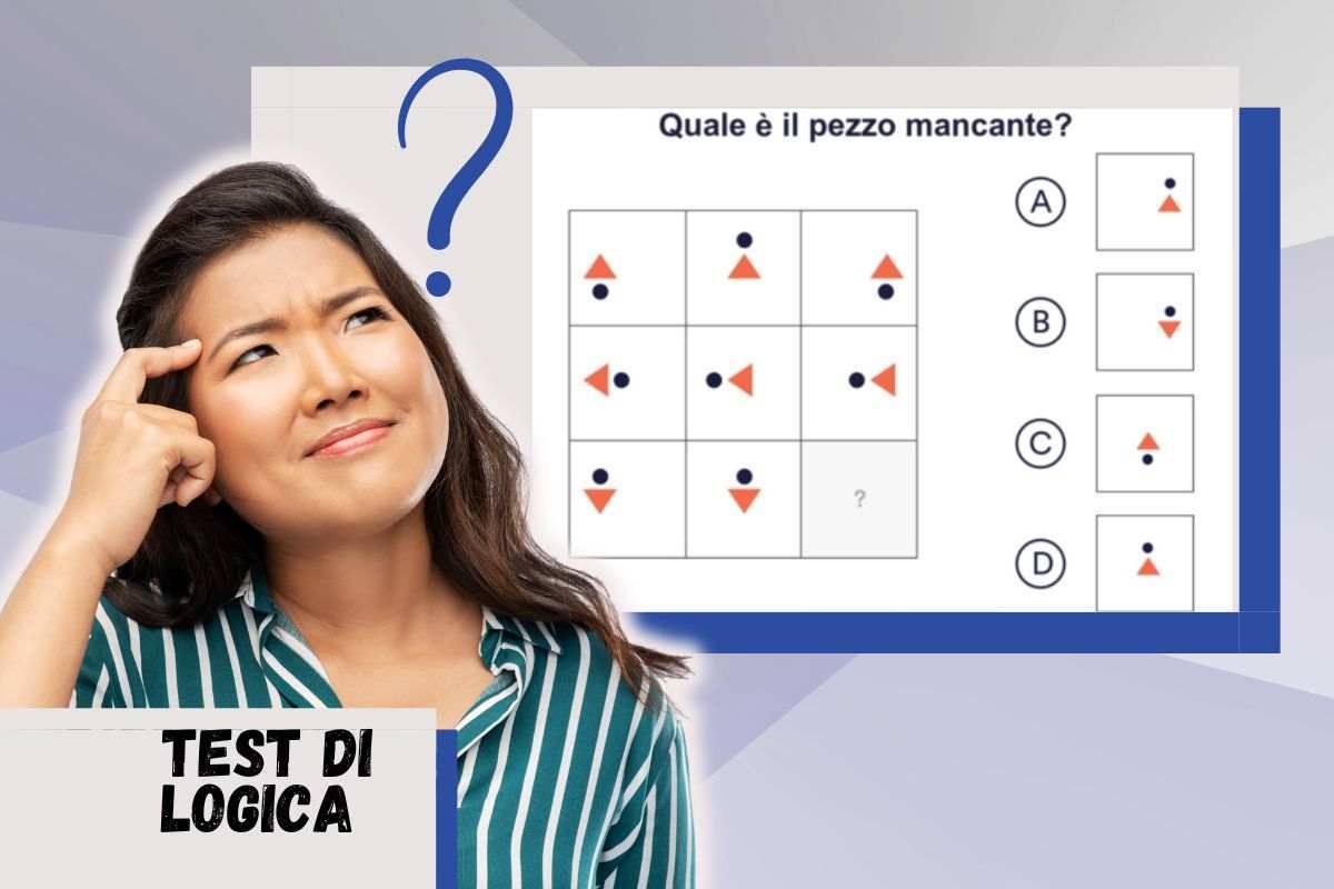 Test di logica riesci a trovare il pezzo mancante pochi ci riescono