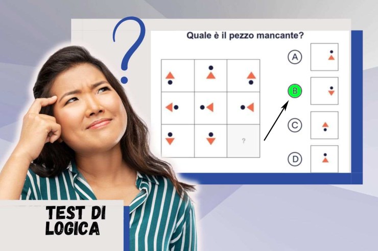 Test di logica riesci a trovare il pezzo mancante pochi ci riescono