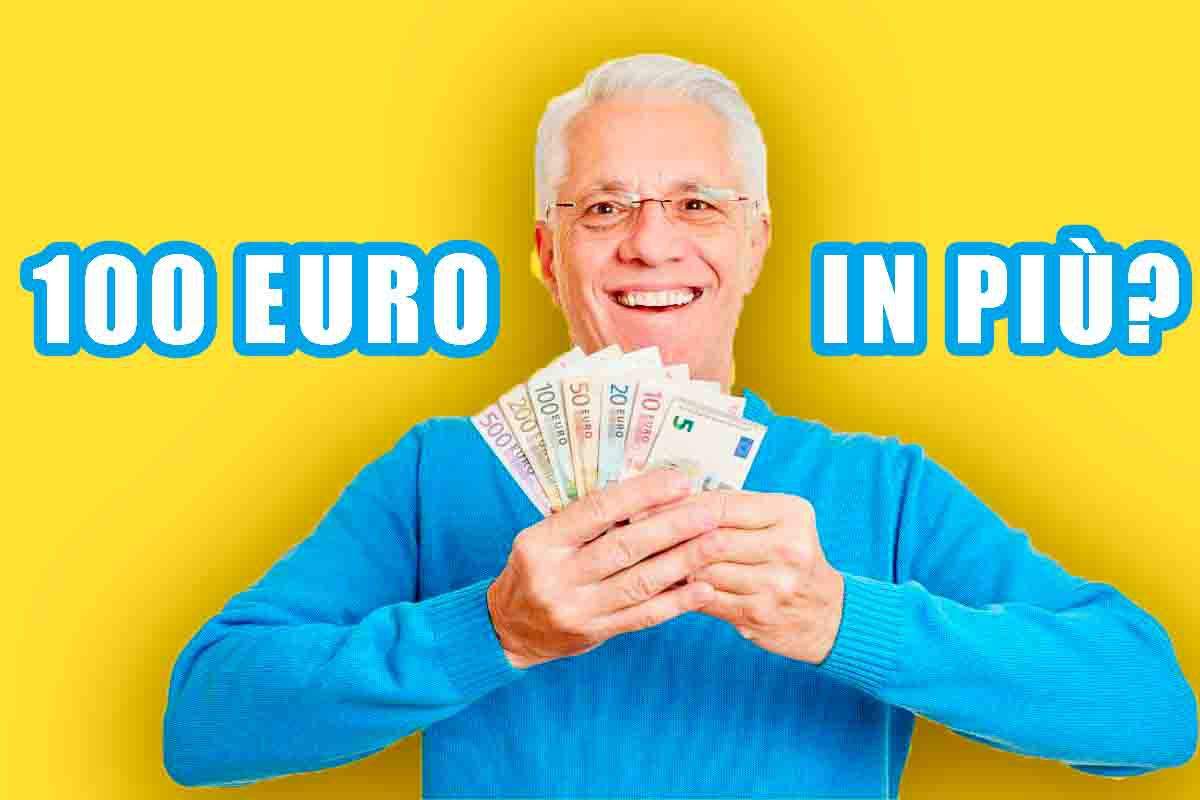 Aumento di 100 euro sulle pensioni