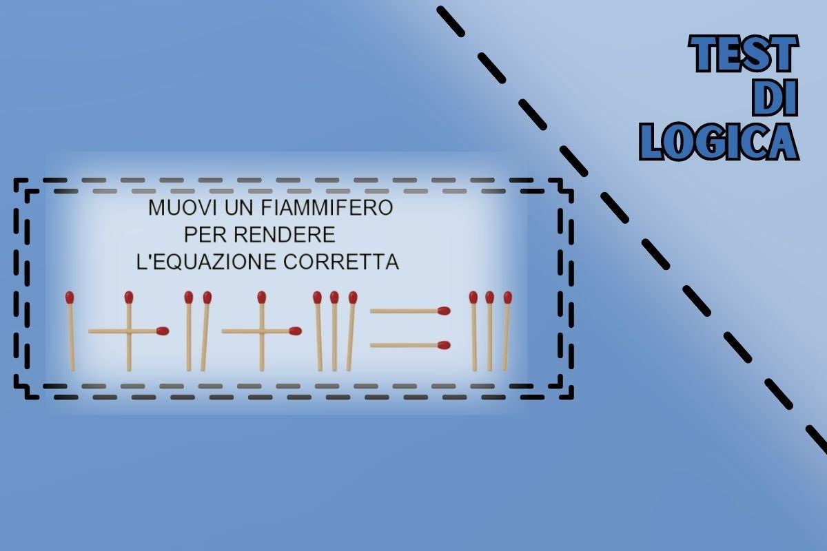 test fiammifero matematico