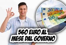 560 euro al mese