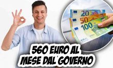 560 euro al mese
