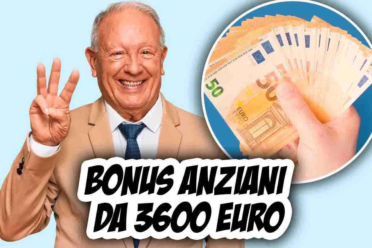 Il Bonus Anziani di CAS.SA COLF da 3.600 Euro