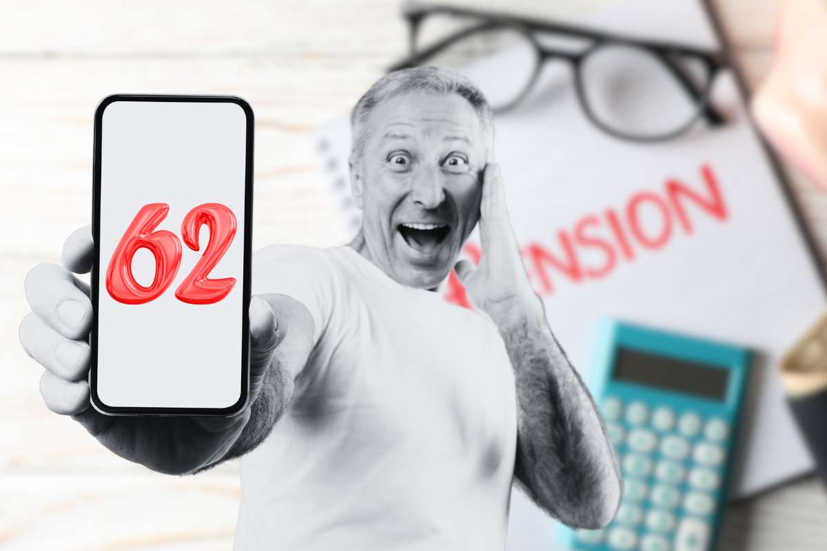 Pensioni 62 anni