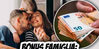Bonus famiglia in arrivo