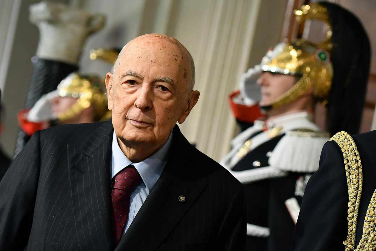 la premiazione di napolitano