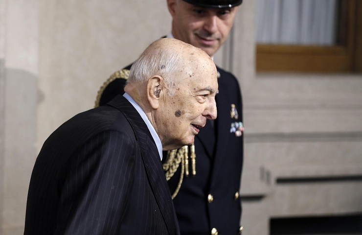 la premiazione di napolitano 