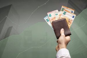 Portafoglio con banconote