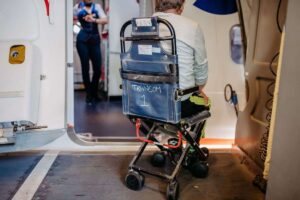 Disabile in aereo