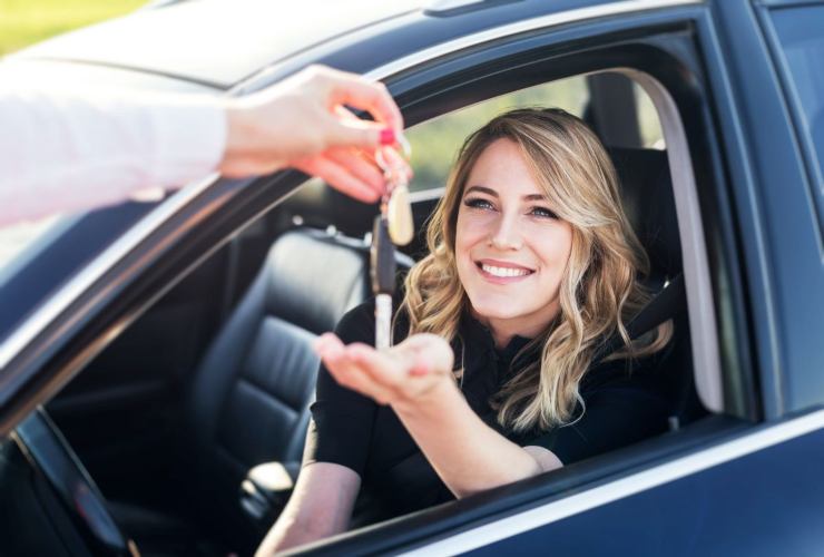 consegna chiavi auto